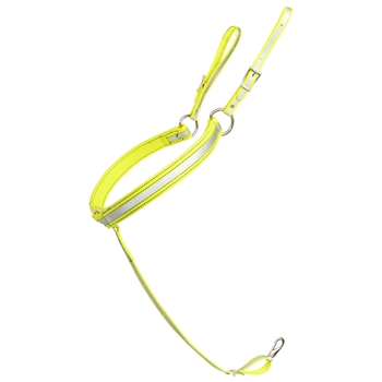 WESTERN BREAST COLLAR made from BETA BIOTHANE made with REFLECTIVE Biothane