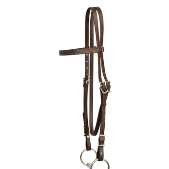 ****PHOTO SAMPLE*** $20 Dark Brown Beta Biothane with Lime Green Thread Western Headstall - Horse Size