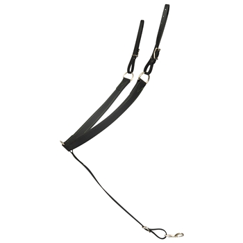 ****PHOTO SAMPLE*** $25 Black Beta Biothane with Lime Green Thread Western Breast Collar - Horse Size