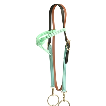 Rainbow WESTERN BRIDLE made from BETA BIOTHANE (5 Colors Mix N Match)