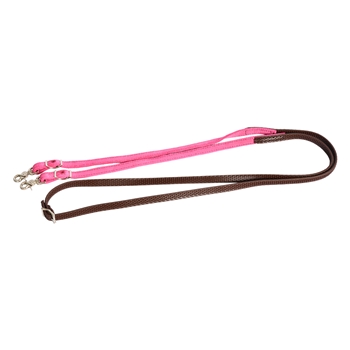 NYLON Riding Reins with Pebble Grip