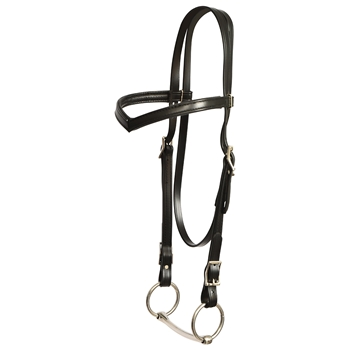 BETTER THAN LEATHER Western Bridle with V Browband