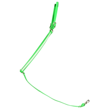 ****PHOTO SAMPLE*** $25 Lime Green Beta Biothane with White Overlay Western Breast Collar - Horse Size