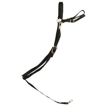 ****PHOTO SAMPLE*** $15 Black Nylon English Breast Collar - Horse Size