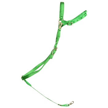 ****PHOTO SAMPLE*** $15 Green Nylon English Breast Collar - Horse Size