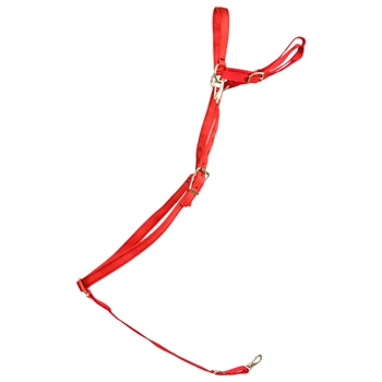****PHOTO SAMPLE*** $15 Red Nylon English Breast Collar - Horse Size