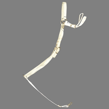****PHOTO SAMPLE*** $15 White Nylon English Breast Collar - Horse Size