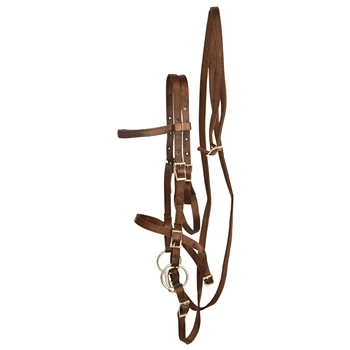 ****PHOTO SAMPLE*** $20 Brown Nylon English Bridle & Matching Reins - Horse Size