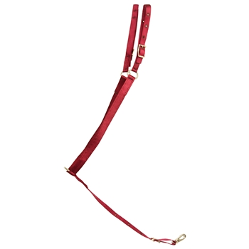 ****PHOTO SAMPLE*** $15 Burgundy Nylon Western Breast Collar - Horse Size