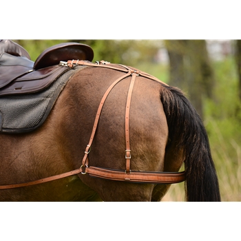 SADDLE BREECHING for Horse and Mules made from USA Tanned LEATHER