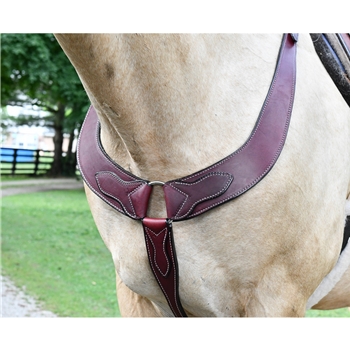 Figure 8 PULLING Western BREAST COLLAR made from USA Tanned LEATHER