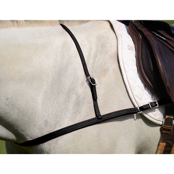 JUMPING ENGLISH BREAST COLLAR made from BETA BIOTHANE (Solid Colored)