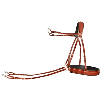 RUGGED TRAIL SADDLE BREECHING for Horse and Mules made from USA Tanned LEATHER