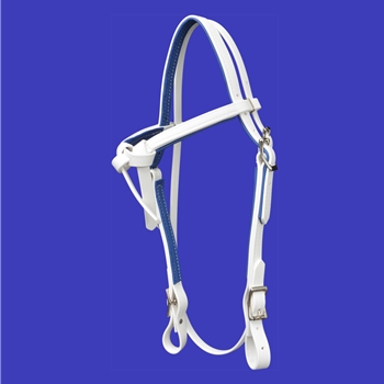 WESTERN BRIDLE with Futurity Knot Browband made from BETA BIOTHANE (Solid Colored)