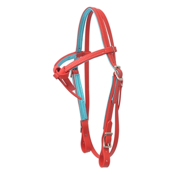 WESTERN BRIDLE with Futurity Knot Browband made from BETA BIOTHANE (Solid Colored)