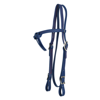 WESTERN BRIDLE with Futurity Knot Browband made from BETA BIOTHANE (Solid Colored)