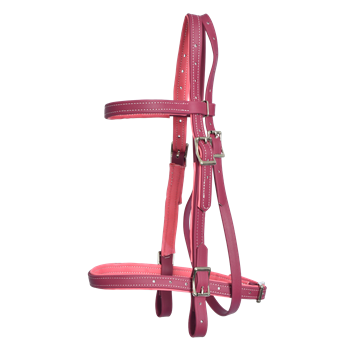 ONE SIZE FITS MOST ENGLISH BRIDLE made from BETA BIOTHANE (Solid Colored)