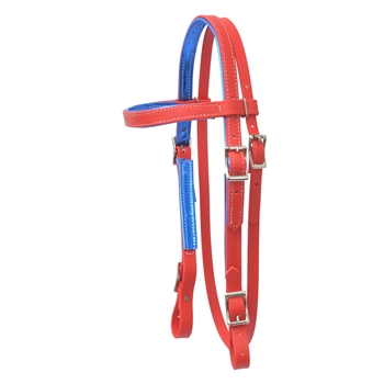 WESTERN BRIDLE with Futurity Knot Browband made from BETA BIOTHANE (Solid Colored)