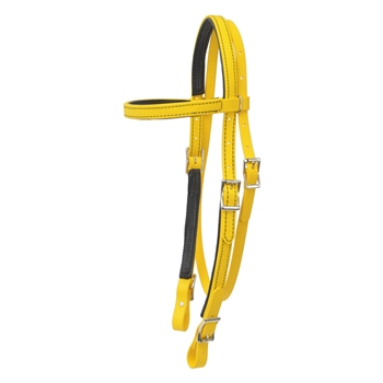 WESTERN BRIDLE with Futurity Knot Browband made from BETA BIOTHANE (Solid Colored)