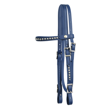 Snap On Browband WESTERN BRIDLE made from BETA BIOTHANE (With Spots)