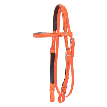 WESTERN BRIDLE with Futurity Knot Browband made from BETA BIOTHANE (Solid Colored)