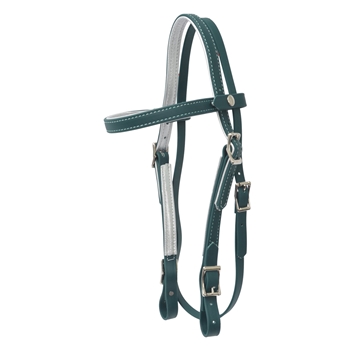 WESTERN BRIDLE with Futurity Knot Browband made from BETA BIOTHANE (Solid Colored)