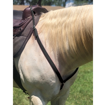 PULLING Western BREAST COLLAR made from Beta Biothane