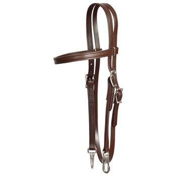 Western Training Bridle With Quick Change Snaps Made From Beta Biothane - Two Horse Tack