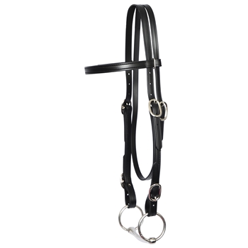 READY MADE - BLACK WESTERN BRIDLE and REINS made from Beta Biothane