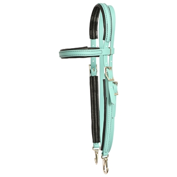 Western Training Bridle With Quick Change Snaps Made From Beta Biothane With Neoprene Padding - Two Horse Tack