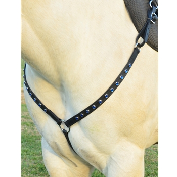 WESTERN BREAST COLLAR made from BETA BIOTHANE (with BLING) 