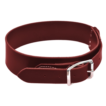 Any Color CRIBBING COLLAR made from USA Tanned LEATHER