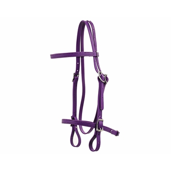 ONE SIZE FITS MOST ENGLISH BRIDLE made from BETA BIOTHANE (Solid Colored)