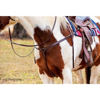 WESTERN BREAST COLLAR made from BETA BIOTHANE (Solid Colored)