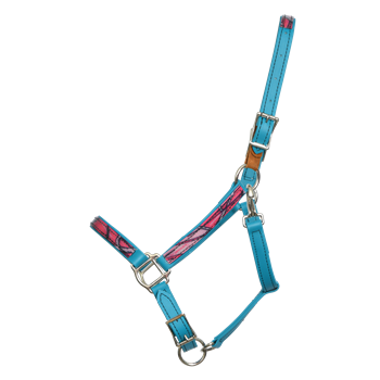 CAMOUFLAGE Safety Halter with Leather Breakaway Tab