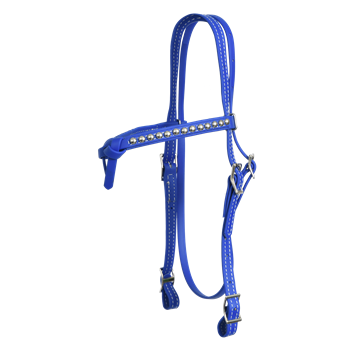 WESTERN BRIDLE with Futurity Knot Browband made from BETA BIOTHANE SILVER SPOTS