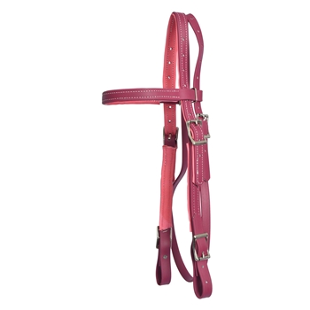 ONE SIZE FITS MOST ENGLISH BRIDLE made from BETA BIOTHANE (Solid Colored)