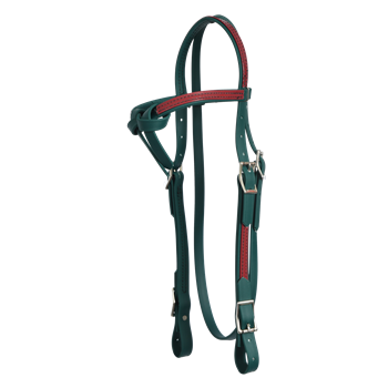 WESTERN BRIDLE with Futurity Knot Browband made from BETA BIOTHANE (Solid Colored)