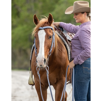 BETA BIOTHANE Western Bridle with V Browband