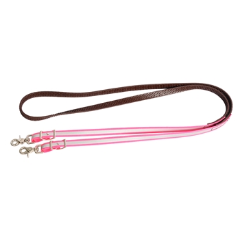 Reflective Beta Biothane Roper/Barrel Racing/Contesting Style Riding Reins with Super Grip