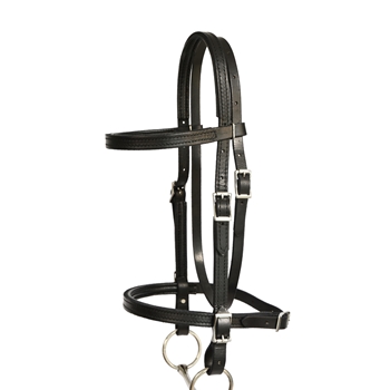 ENGLISH CONVERT-A-BRIDLE made from LEATHER