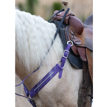 WESTERN BREAST COLLAR made from BETA BIOTHANE (with BLING) 