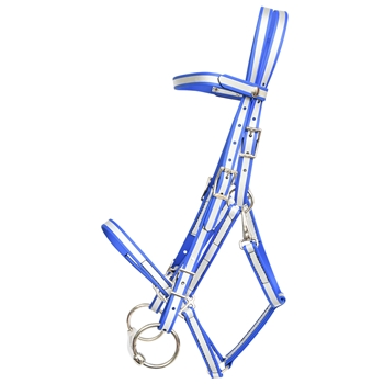 Quick Change HALTER BRIDLE with Snap on Browband made with REFLECTIVE Biothane
