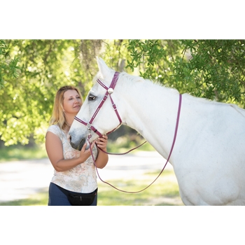 Wine/Maroon Beta Biothane Reins - Any Style, Any Length